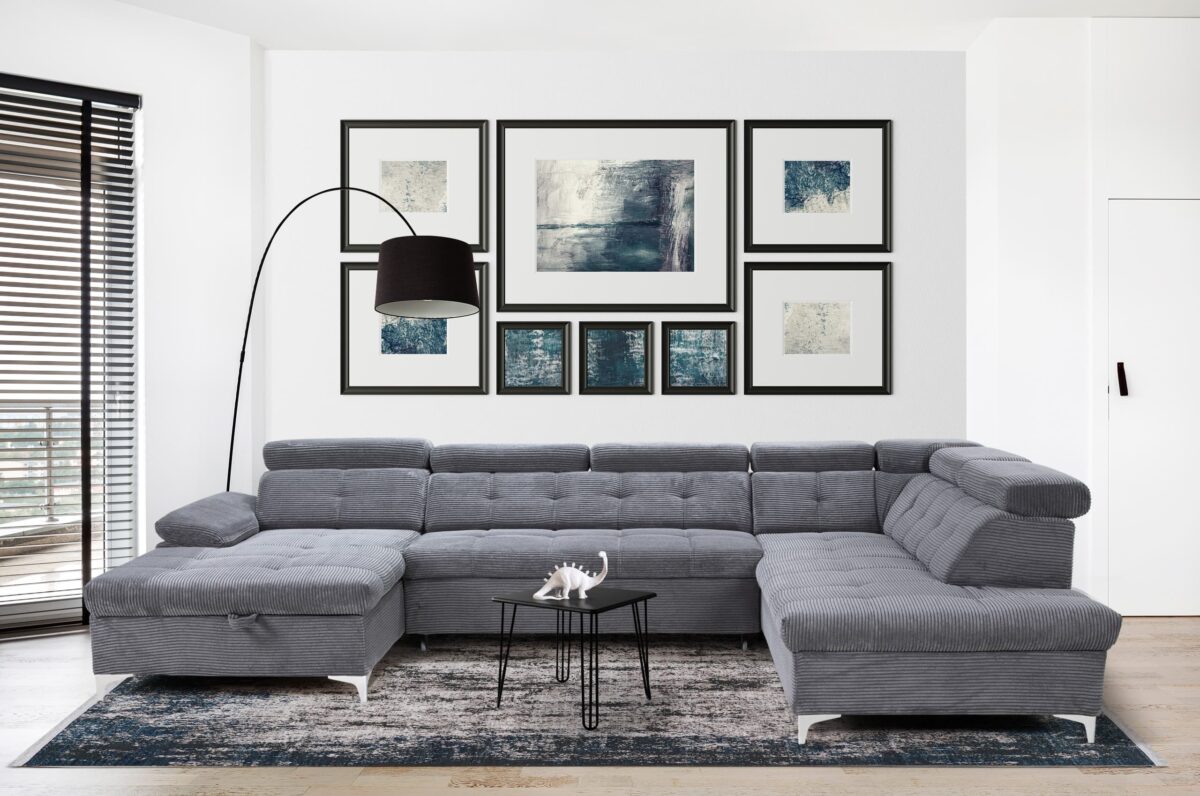 U-Shaped Sofa Bed Saturn - Poso 22 | Magnus Dream UK