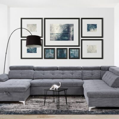 U-Shaped Sofa Bed Saturn - Poso 22 | Magnus Dream UK