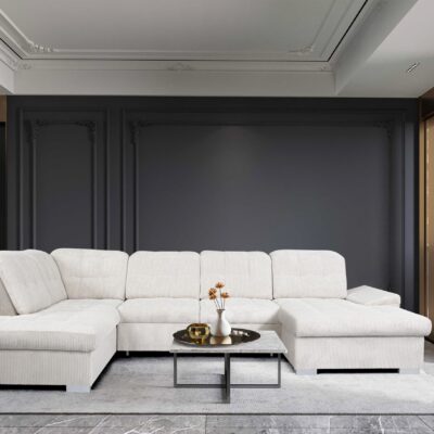 U-formad bäddsoffa NEBRASKA - Poso 100