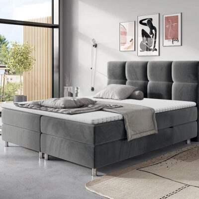 Kontinentalsäng, dubbelsäng med bäddmadrass Benny