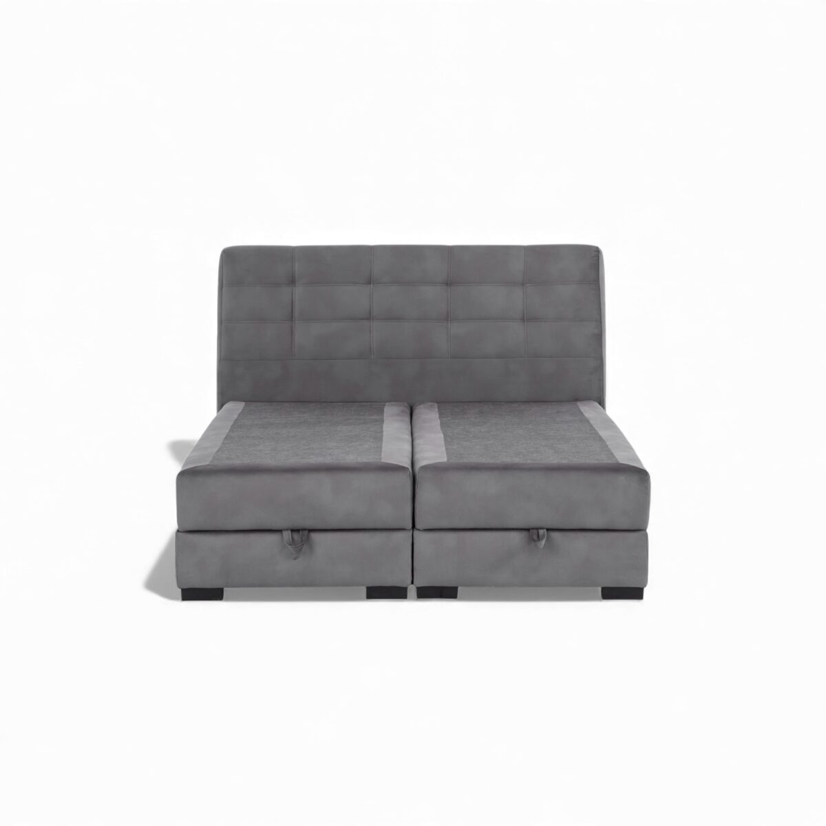 Förvaringssäng, dubbelsäng med sänggavel - LINDA