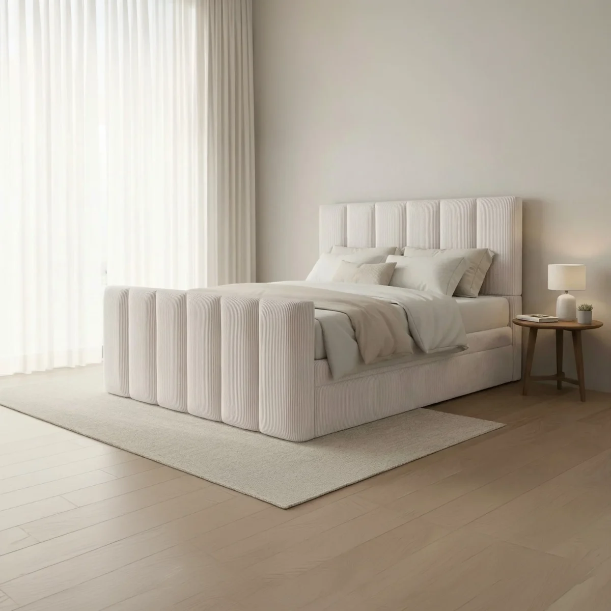 Ottoman bed with mattresses Piano -Poso 100 | Magnus Dream UK