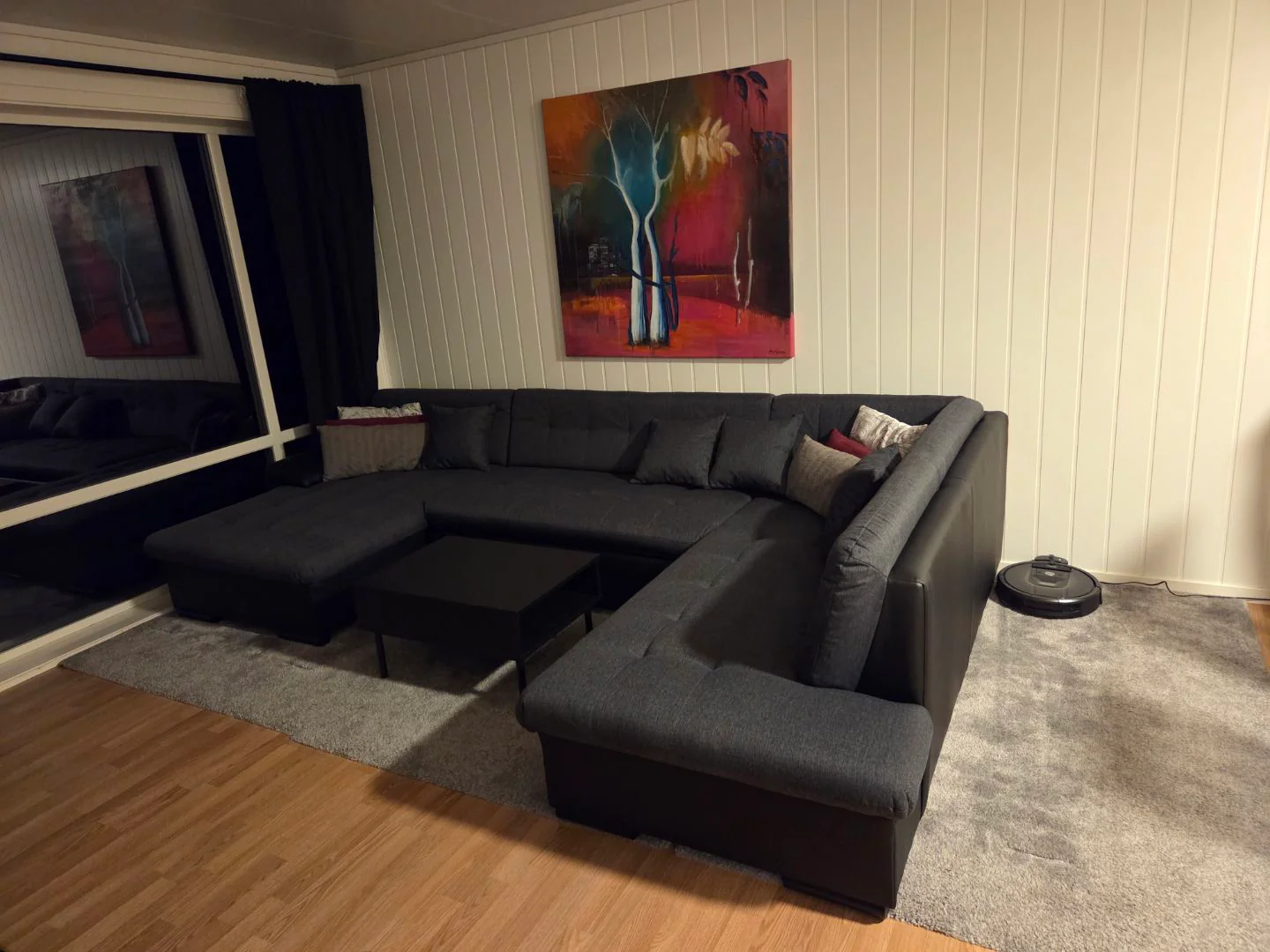 Cream corduroy corner sofa from Magnus Dream UK interior