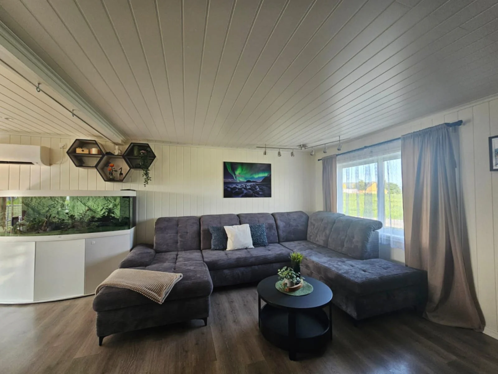 U-shape sofa from Magnus Dream UK in open-plan UK home