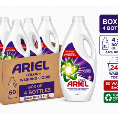 riel Colour Liquid Washing Gel 3L x4 Bottles (60 Washes Each) – 240 Washes Total riel Colour Liquid Washing Gel 3L x4 Bottles (60 Washes Each) – 240 Washes Total
