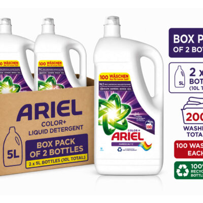Ariel Professional Colour Washing Liquid 5L x2 Bottles (10L Total) – Bulk Pack