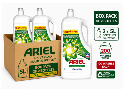 Ariel Professional Washing Liquid Universal 5L x2 Bottles – 10L Total (Bulk Pack)