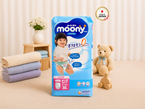 Moony Girl Pull-Up Nappies XL (12-22kg) 38 Pack