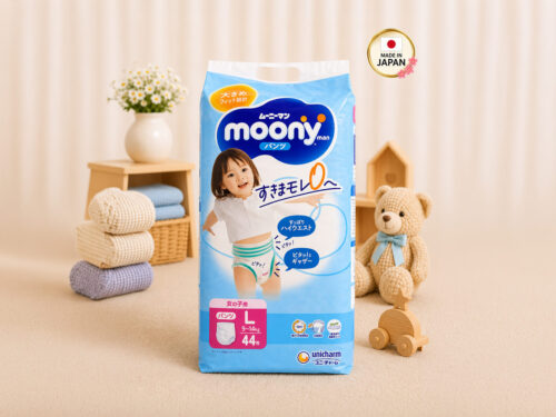 Moony Girl Pull-Up Nappies L (9-14kg) 44 Pack