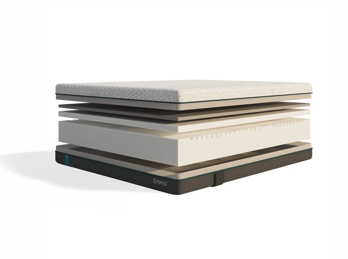 Mattress 150 x 200cm Emma Diamond SpringFree V2 UK King Mattress Emma Diamond SpringFree V2 foam mattress layers -Magnusdream,co.uk