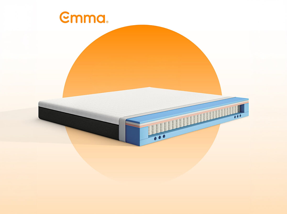 Emma Premium Hybrid Mattress – UK Double Emma Premium Hybrid Mattress pocket spring layers
