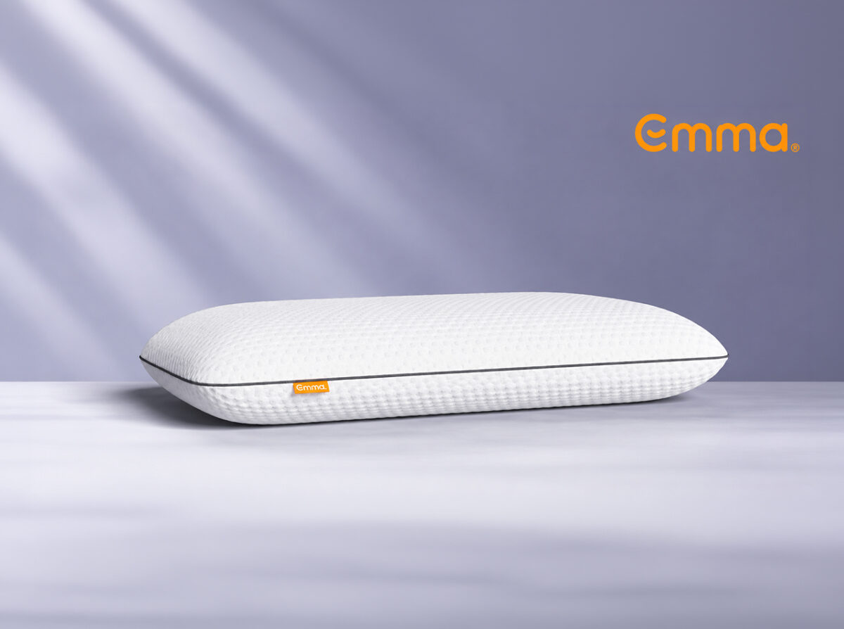 Emma Premium Cooling Memory Foam Pillow with breathable cover -Magnus Dream UK
