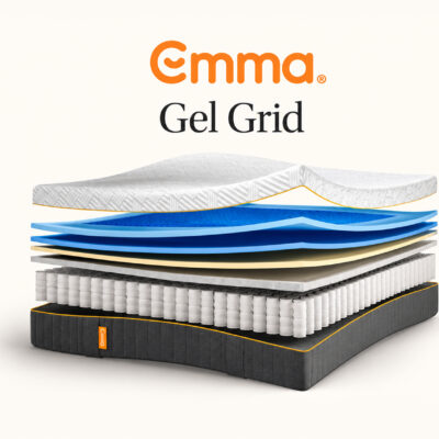 Emma Gel Grid V2 King Size Mattress 5ft 150x200cm – Magnusdream.co.uk